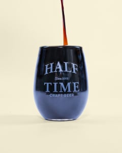 Half Time Satin Etch Stemless Glass