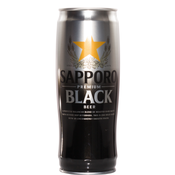 Sapporo Black Lager Can
