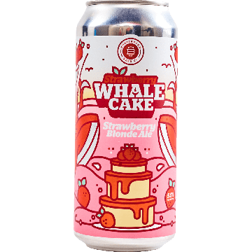 Strawberry Whale Cake