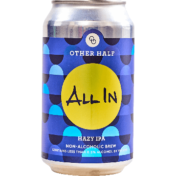 All In Hazy IPA (Non-Alcoholic)