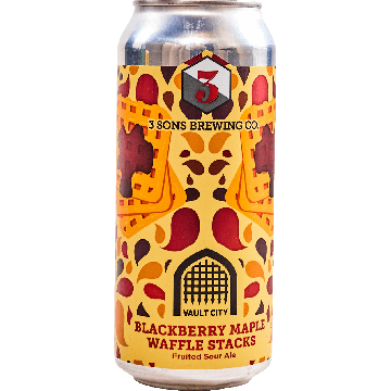 Blackberry Maple Waffle Stacks (Vault City collab)