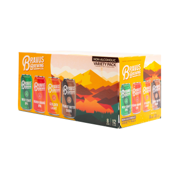 Bravus Brewing Variety Pack (8-Pack) (Non-Alcoholic)