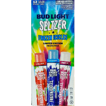 Bud Seltzer Frozen Icicles Limited Edition Tie-Dye Pack
