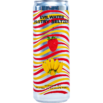 Evil Water Pastry Seltzer- Strawberry, Wild Thai Chocolate Banana