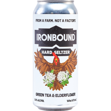 Green Tea Elderflower Seltzer