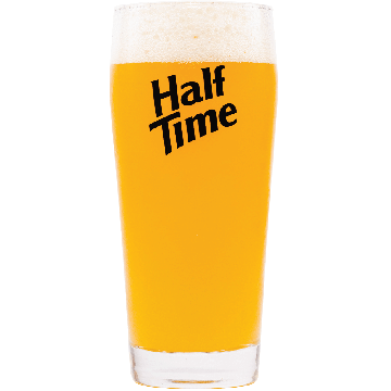 Half Time Logo Willi Becher Glass