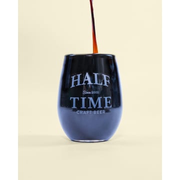 Half Time Satin Etch Stemless Glass