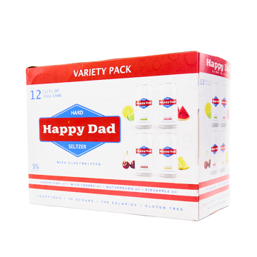 Happy Dad Hard Seltzer Variety Pack