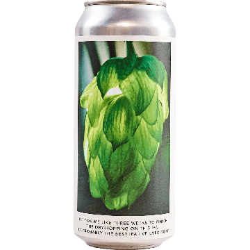 IT TOOK ME, LIKE, THREE WEEKS TO FINISH THE DRY-HOPPING ON THIS IPA. IT’S PROBABLY THE BEST IPA I’VE