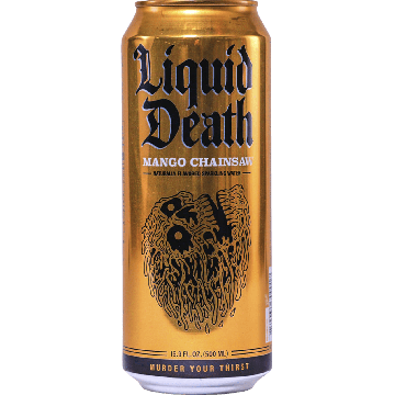 Liquid Death Mango Chainsaw Sparkling Water