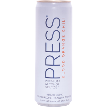 Press Blood Orange Chili Seltzer