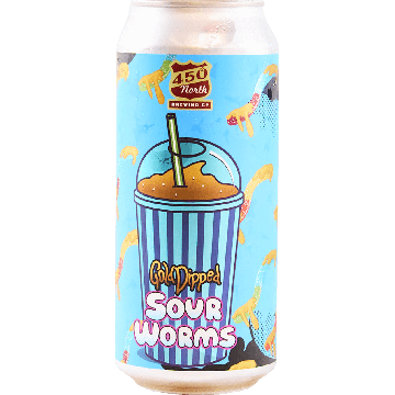 Slushy XXL Gold Dipped Sour Worms