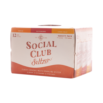 Social Club Seltzer Variety