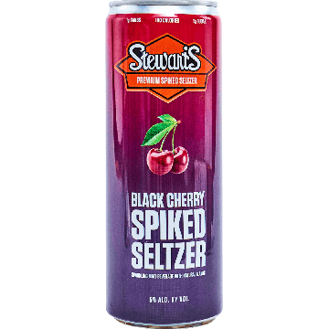 Stewarts Black Cherry Spiked Seltzer