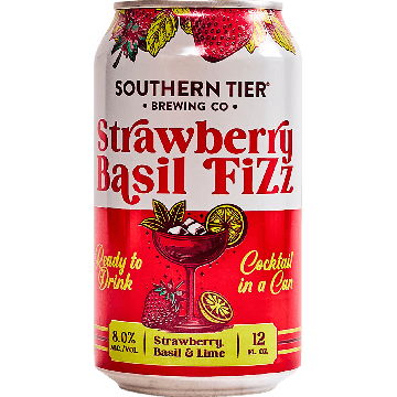 Strawberry Basil Fizz