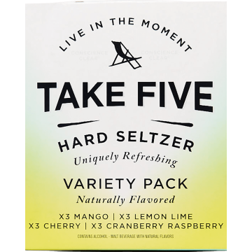 Take Five Hard Seltzer Variety 12pk