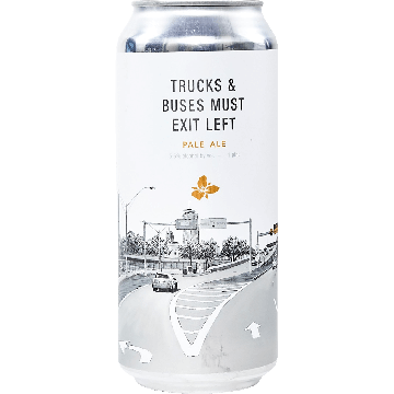 Trucks & Buses Must Exit Left