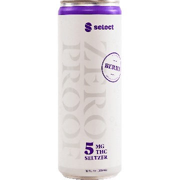 Zero Proof Seltzer Berry 5MG THC