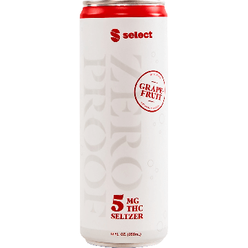 Zero Proof Seltzer Grapefruit 5MG THC