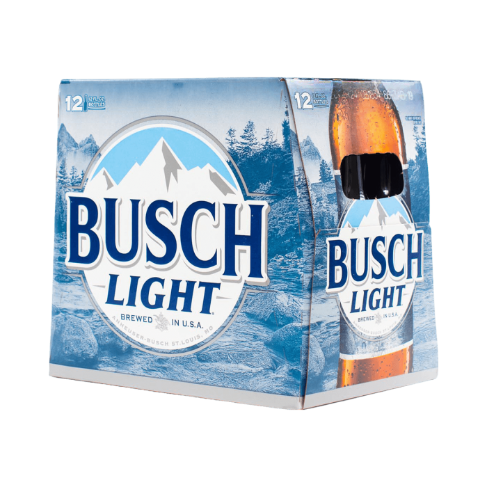  Busch Light Juego de 2 enfriadores de latas de cerveza
