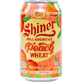 Shiner Hill Country Peach Wheat Ale - Spoetzl Brewery - Buy Craft