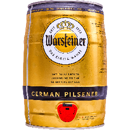 Bière Warsteiner P. Verum Mini Fut (5.0 l)