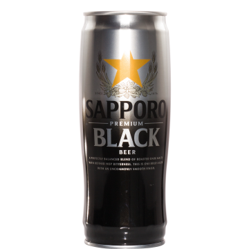 Sapporo Black Lager Can