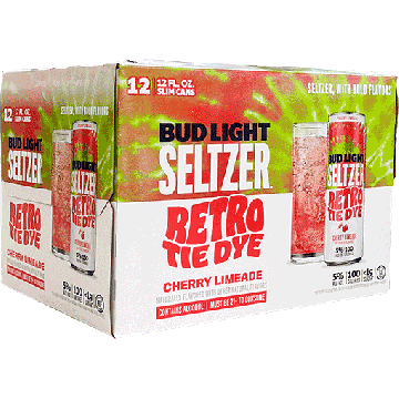 Bud Light Seltzer Retro Tie Dye Cherry Limeade (12 Pack)