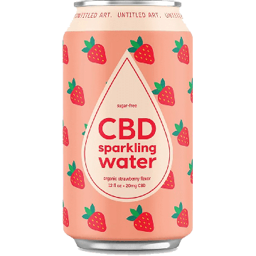 CBD Sparkling Water: Strawberry