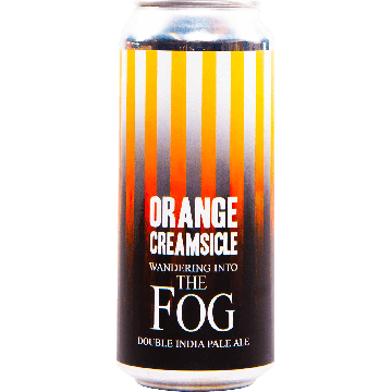 Orange Creamsicle Wandering Into the Fog