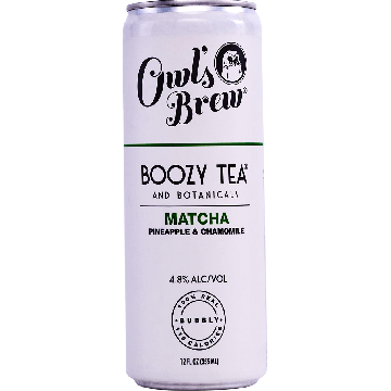 Owl's Brew Boozy Tea: Matcha