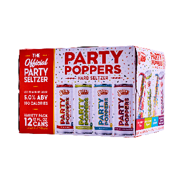 Party Poppers Hard Seltzer