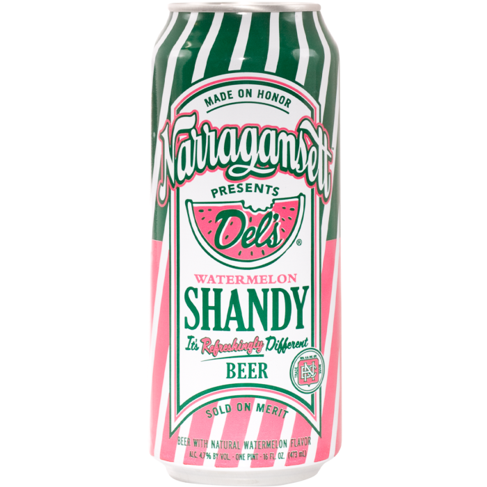 Narragansett Dels Watermelon Shandy - Narragansett Brewing Co