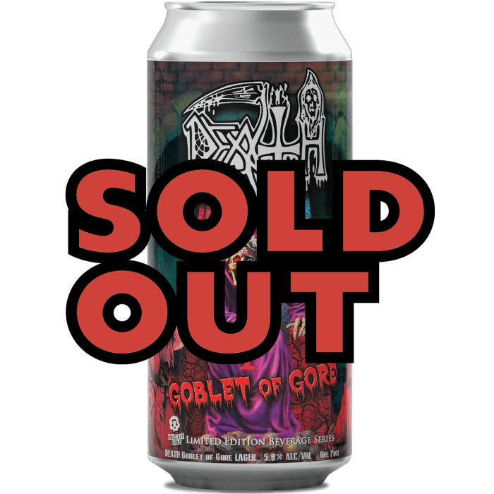 Death - Goblet of Gore Lager - Buy Craft Beer Online - Half Time