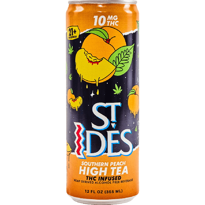 10mg Southern Peach High Tea - St Ides - - Half Time Beverage