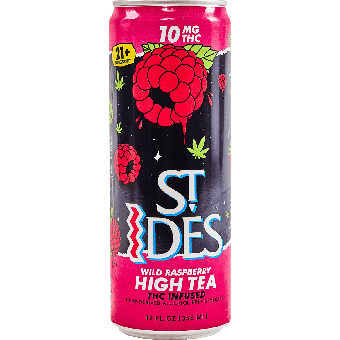 10mg Wild Raspberry High Tea - St Ides - - Half Time Beverage