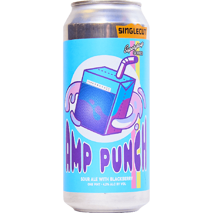 Amp Punch Blackberry Fruited Sour - Singlecut Beersmiths - Buy