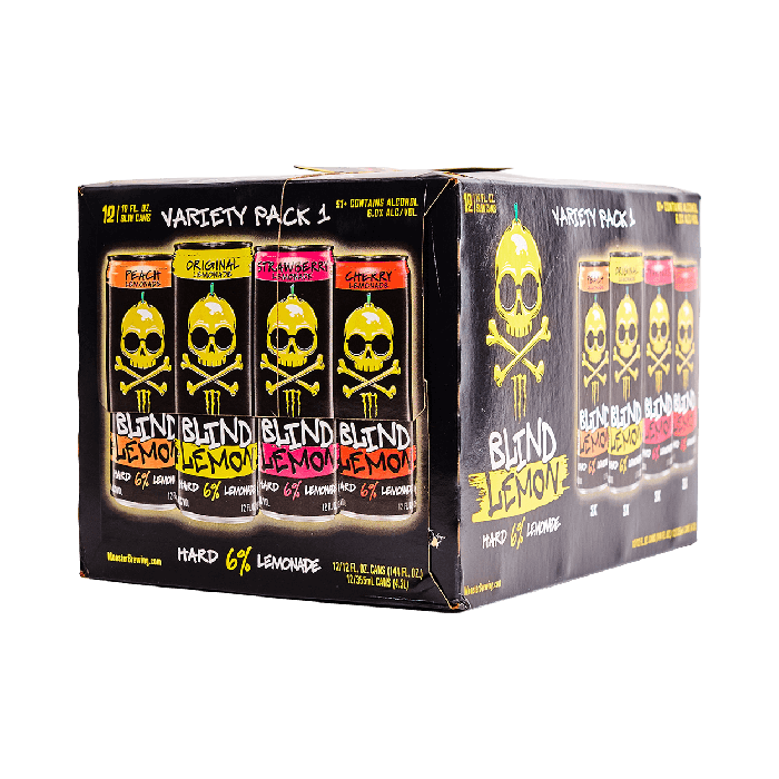 Blind Lemon Hard Variety - Monster Brewing - - Half Time Beverage
