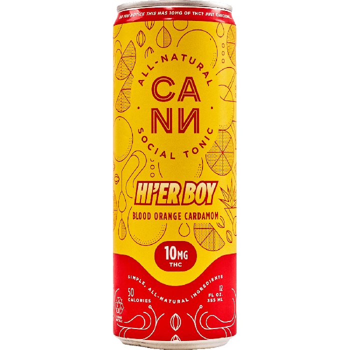 Cann 10 Mg Blood Orange Cardamom - Cann Lo Boy - - Half Time
