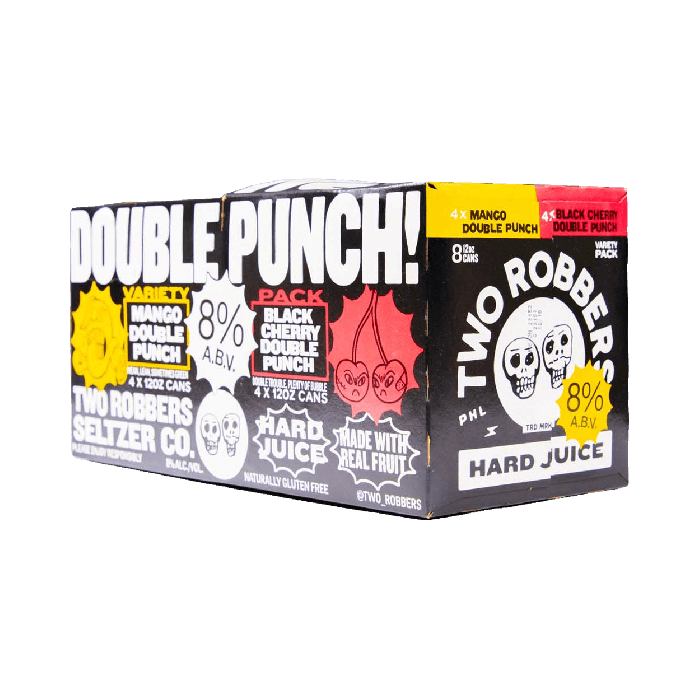 Double Punch Variety Pack - Two Robbers Seltzer Co - Buy Craft