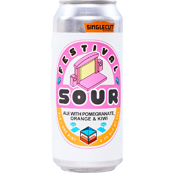 Festival Sour: Pomegranate, Orange, & Kiwi - Singlecut Beersmiths