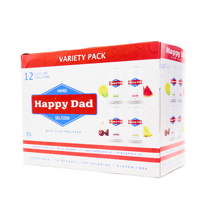 Happy Dad | Hard Seltzer Variety Pack | Half Time
