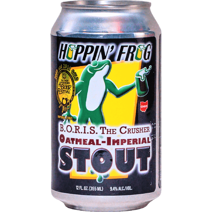 Hoppin Frog B.o.r.i.s The Crusher Oatmeal Imp Stout - Hoppin Frog