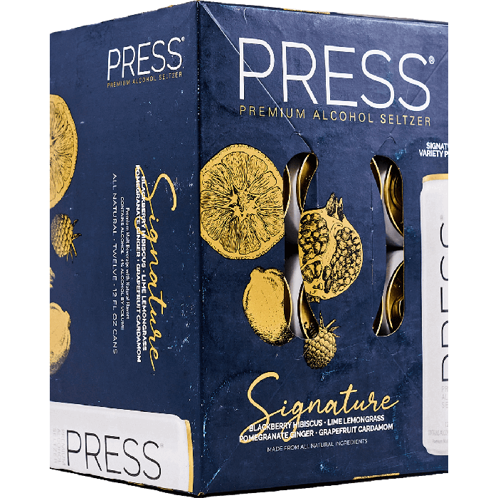 Press Signature Seltzer Variety 12pk - PRESS Premium Alcohol