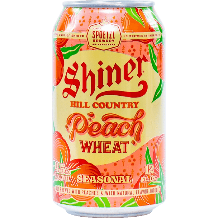 Shiner Hill Country Peach Wheat Ale - Spoetzl Brewery - Buy Craft
