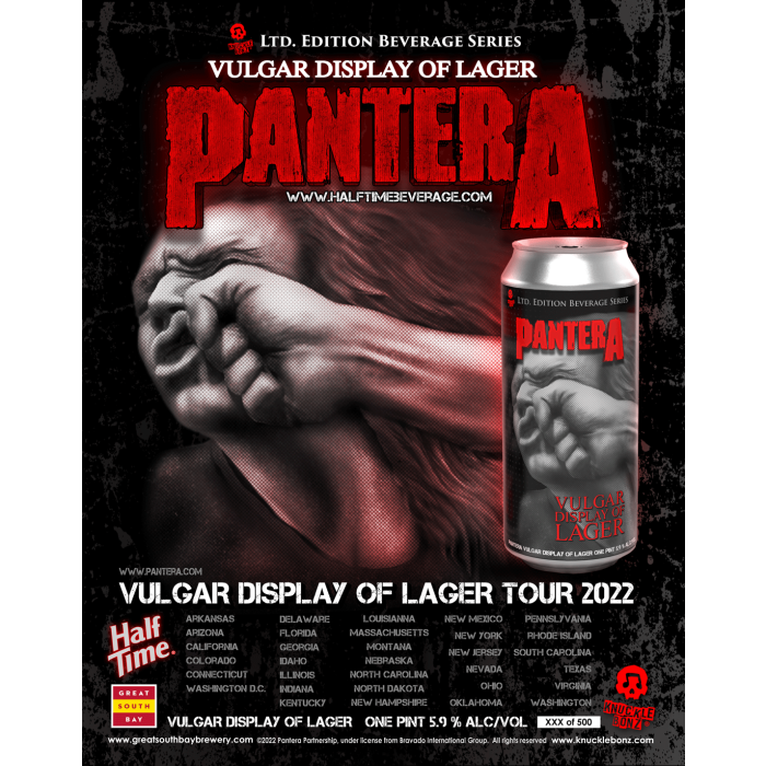 Pantera – Vulgar Display Of Lager - Great South Bay Brewery - Buy