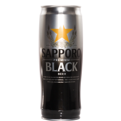 Sapporo Black Lager Can