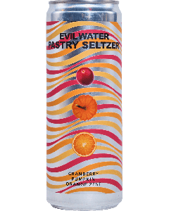 Evil Water Pastry Seltzer – Cranberry, Pumpkin, Orange Zest